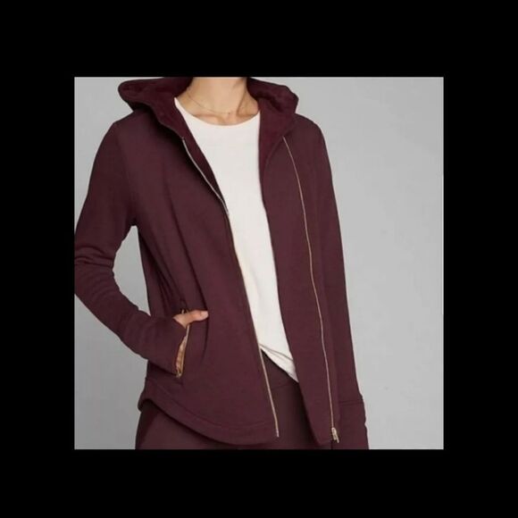 Athleta Easy Cozy Karma Jacket, Cassis SIZE XS    #158372 - Picture 1 of 7